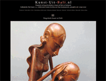 Tablet Screenshot of kunst-uit-bali.nl